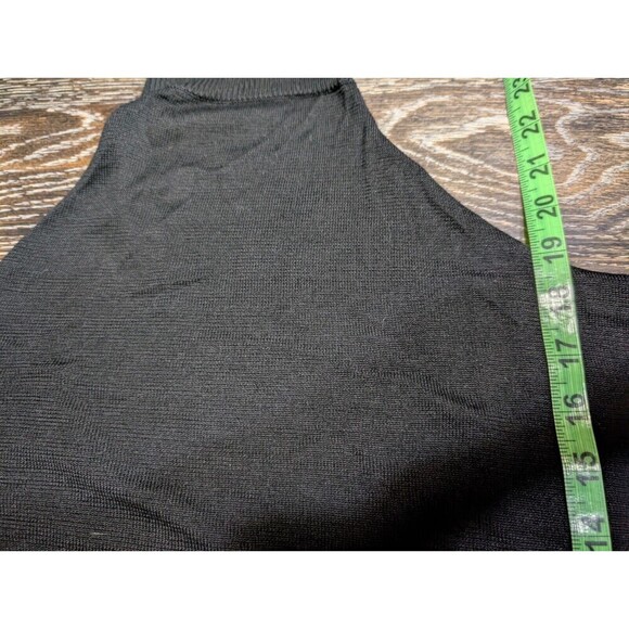 Ralph Lauren Black Silk Open Front Cardigan Top Size M - Picture 7 of 7